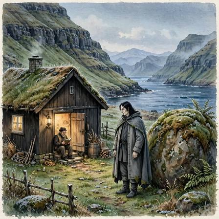 Faroese Folk Tales — Part 1: The Hidden Man under Lidastein · The Changeling Child · Oskudolgur, the Cinderlad · The Fox and the Bear · Two Suitor Tales