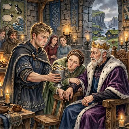Faroese Folk Tales — Part 3: Guttormur, the Lawman's Son · Kolvur and the Sheep Thieves · Rasmus of Oyri · Daniel's Fishing Ground · Anfinnur and His Sons · The Lawman's Daughter · The Scarlet Jacket