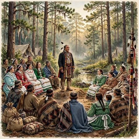 Choctaw Tales, Part 3: The Council of the Bones · The Dispersal and the Settling · The Growth of the Settlements