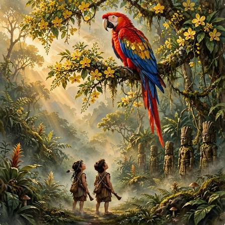 Popol Vuh — Part 2 of 15 (The Wooden Men and the Fall of Seven Macaw)