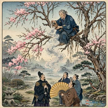 Fairy Tales of Japan — Part 11 of 24 (The Story of the Old Man Who Made Withered Trees to Flower)