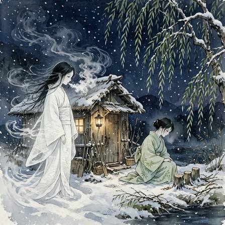 Japanese Ghost Tales — Part 5 of 19 (Yuki-Onna · The Story of Aoyagi)
