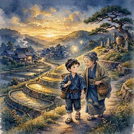Japanese Ghost Tales — Part 7 of 19 (The Rebirth of Katsugorō)