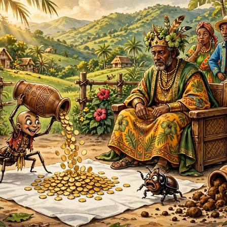 Folk Tales of Jamaica — Part 4 (Tailors and Fiddlers · Fiddlers · Dung Jar · Dog Is Looking · River Moss · Ground-Dove · Hog Grunting · Woodpecker · Crab After Dark · Rat's Wedding · Cock's Breakfast · Feigning Sick)