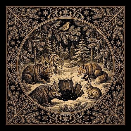 Afanasyev — The Animals in the Pit · The Animals' Winter Quarters