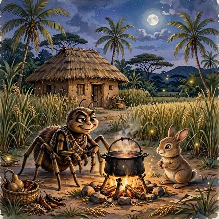 Folk Tales of Sierra Leone — Part 1 (Mr. Turtle Makes a Riding-Horse of Mr. Leopard · Spider Discovers the Wax Girl · Cunning Rabbit Becomes a King)