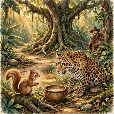Folk Tales of the Bakongo — Part 3 (How the Squirrel Repaid a Kindness · How a Child Saved His Mother's Life · The Leopard Is Badly Tricked by the Gazelle, Rat and Frog · The Son Who Tried to Outwit His Father)