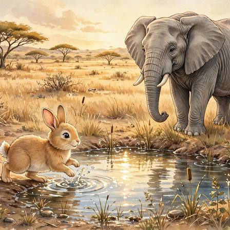 Chinyanja Folk Tales — Part 2 (The Rabbit and the Elephant)