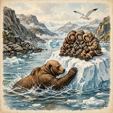 Greenlandic Inuit Tales — Part 2: Sitliarnat · The Kivigtok · Arnarsarsuak, the Kivigtok Woman