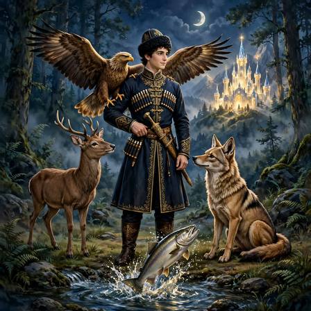 Georgian Folk Tales — Part 2: The Prince Who Befriended the Beasts · The Priest's Youngest Son · The King and the Sage