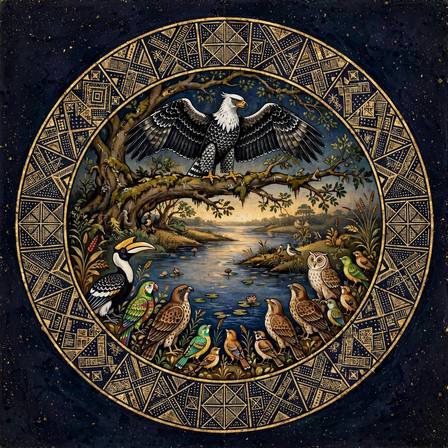 Folk Stories from Southern Nigeria — Part 3 of 3 (How the Tortoise Overcame the Elephant and the Hippopotamus · Why the Moon Waxes and Wanes · The King and the Nsiat Bird · Concerning the Hawk and the Owl · The Election of the King Bird)