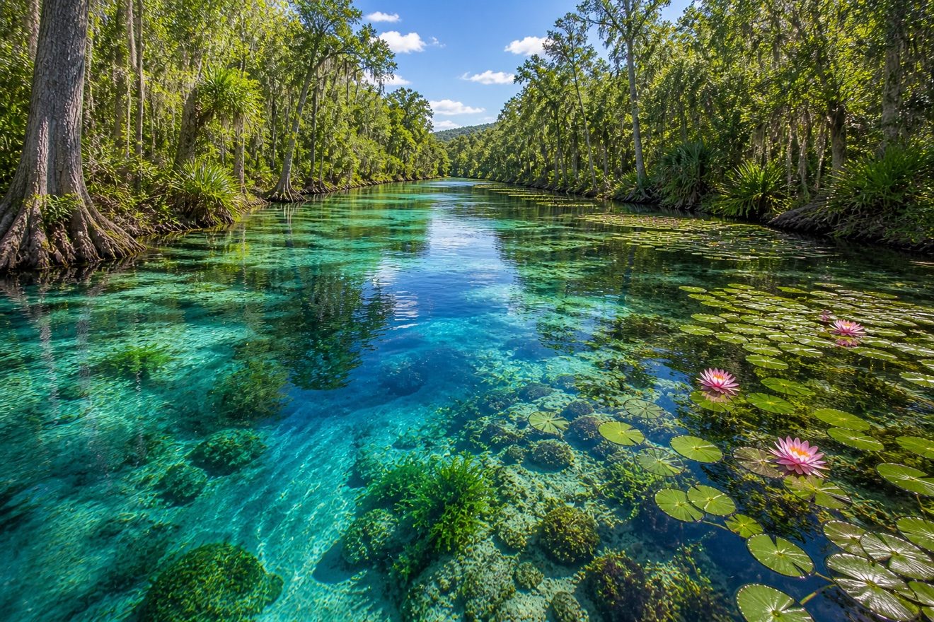 A Florida spring run